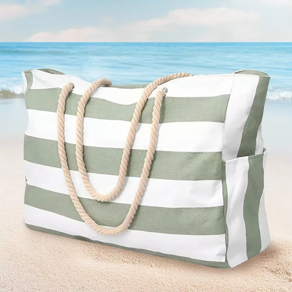 Wasserdichte Strandtasche - Große Kapazität mit Taschen