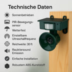 Vogelabwehr Gerät für Balkon und Garten gegen Tauben
