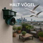 Vogelabwehr Gerät für Balkon und Garten gegen Tauben