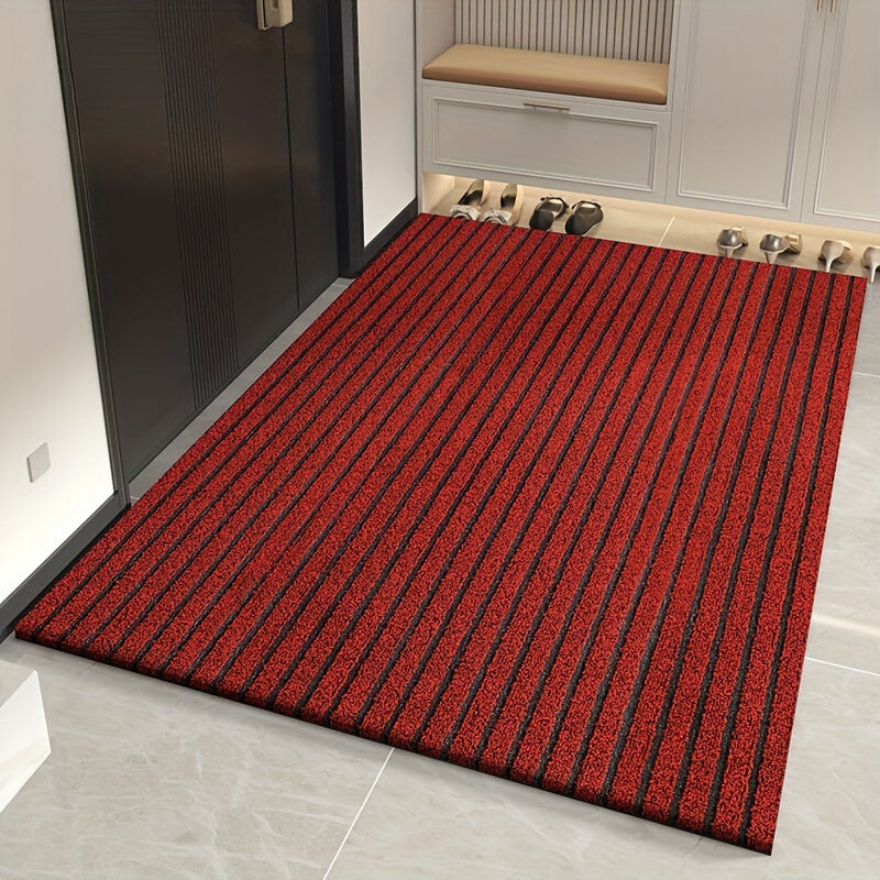 Weatherproof doormat for outdoor and indoor use – dirt-trapping mat with non-slip backing