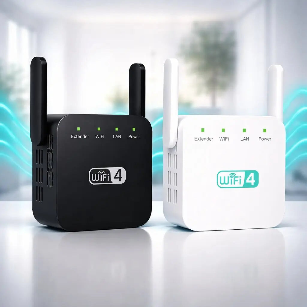 WLAN Verstärker (Repeater) mit starker Signalverstärkung für stabiles Internet im ganzen Zuhause