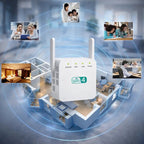WLAN Verstärker (Repeater) mit starker Signalverstärkung für stabiles Internet im ganzen Zuhause